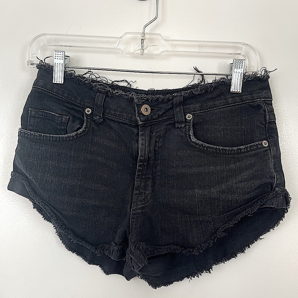 Carmar Black Washed Jean Shorts